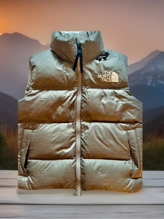 The North Face Jackets & Blazers - Vintage North Face Nuptse 700 Fill Goose Down Puffer Vest Women’s Small Gray